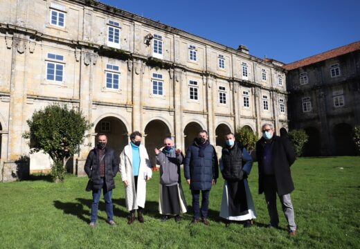 Román Rodríguez anuncia un investimento de 1,65M€ no claustro grande do Mosteiro de Santa María de Sobrado dos Monxes